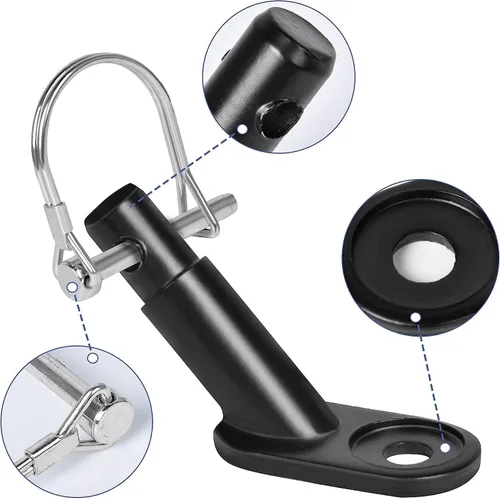 Vista 3 de Bike Trailer Hitch Connector Coupler Bicycle Adapter