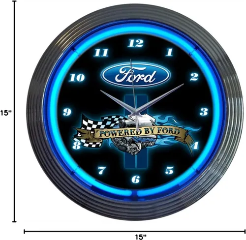 Vista 2 de Desarrollado por Ford Neon Clock