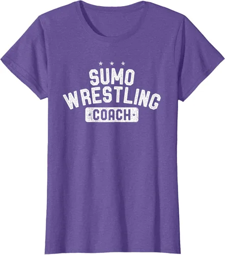 Vista 26 de Camiseta vintage de lucha libre Sumo Entrenador de lucha libre, Negro, S