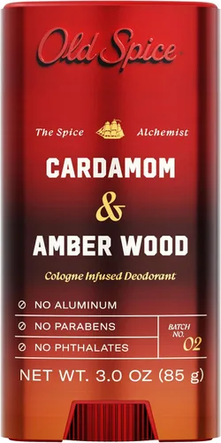 Vista 19 de Old Spice - Desodorante sin aluminio para hombres, cardamomo y madera