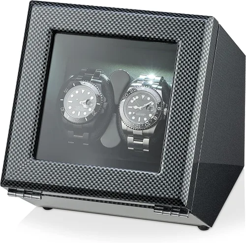 Vista 8 de Enrollador de reloj doble con luz LED, 15 modos de bobinado y opción automática de parada de motor