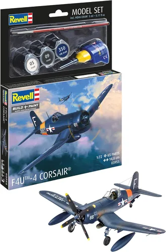 Vista 11 de Revell 03955 F4U-4 Corsair Modelo Kit, 5.8 in Longitud,6.8 in spanwidth