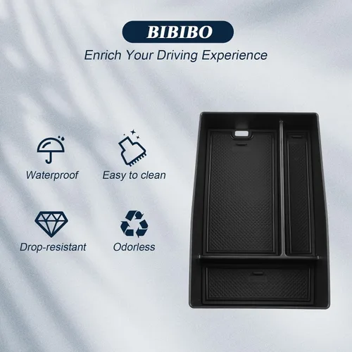 Vista 7 de BIBIB para 2023 Honda HRV Accesorios Organizador de consola central para 2023 2024 Honda HR-V Bandeja de consola 2023 HR-V Caja de reposabrazos