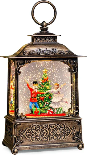 Vista 14 de Regalos conmemorativos para gatos por pérdida de condolencias, globo de nieve con purpurina giratoria automática y temporizador de 6 horas
