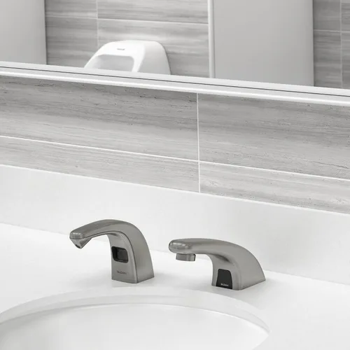 Vista 12 de Sloan Optima EBF-615 - Grifo sin contacto activado por sensor, grado comercial con accesorios de conexión rápida, funciona con batería de 0.5 GPM