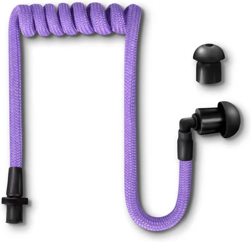 Vista 12 de Tubeez Walkie Talkie Auricular con tapones negros para los oídos – Tubo roscado de bloqueo de humedad que se adapta a cualquier auricular de radio