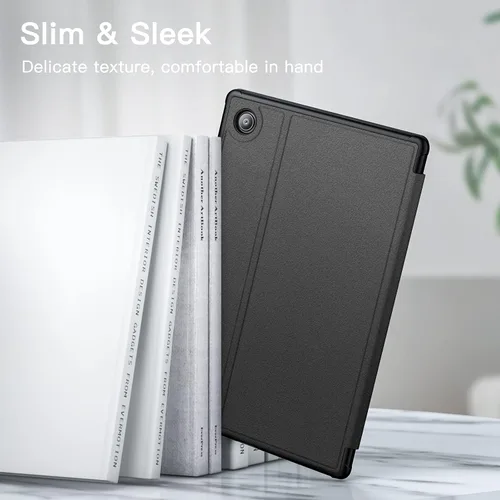 Vista 4 de JETech Funda para Samsung Galaxy Tab A8 de 10.5 pulgadas 2022 (SM-X200/X205/X207), cubierta protectora de tableta Slim Folio con soporte