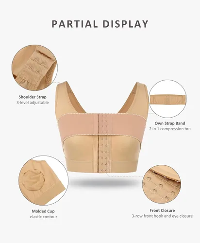 Vista 5 de FeelinGirl - Moldeador de Brazo para Mujer, Mangas de Compresión para Brazo Postquirúrgicas, Mangas de Lipo para Brazo, Moldeador Adelgazante