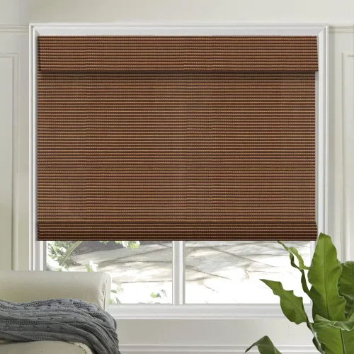 Vista 25 de LETAU - Cortinas de madera para ventanas con cenefa, filtran la luz