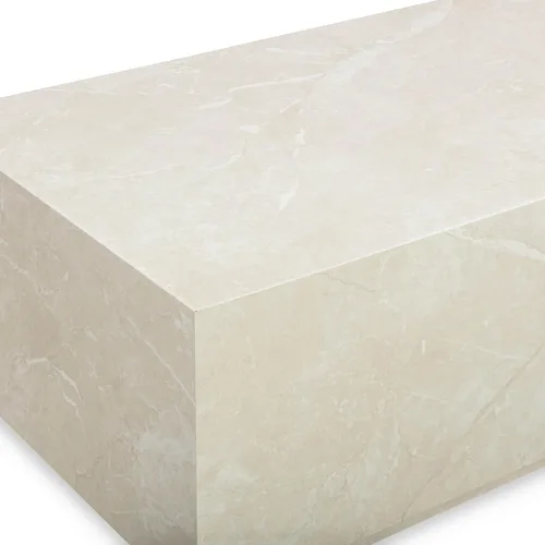 Vista 6 de Tov Furniture Mesa de centro Romy (travertino crema)