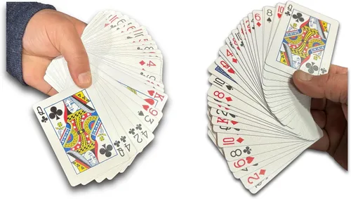 Vista 18 de Ilusiones de cartas para magos principiantes a profesionales: aparición, teletransporte, transformando milagros (Baraja Svengali azul)