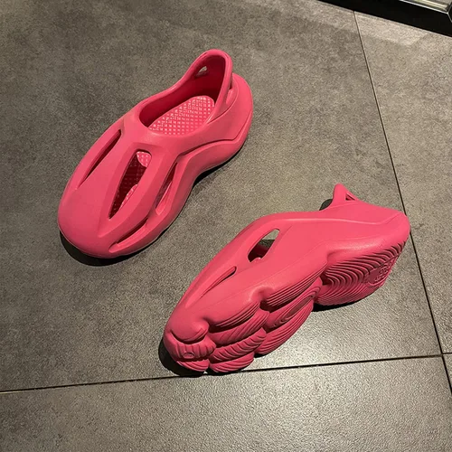 Vista 5 de Zapatos deportivos unisex de espuma 400 zapatos deportivos huecos casuales transpirables y ligeros para caminar, zapatos de agua, sandalias de playa