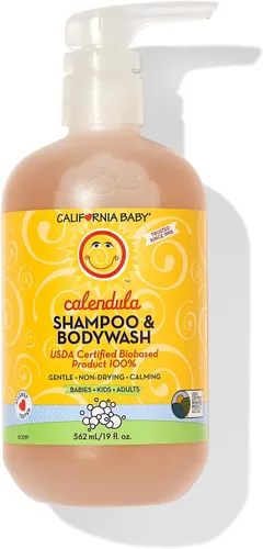 Vista 10 de Champú y gel corporal de caléndula California Baby, 8.5 onzas