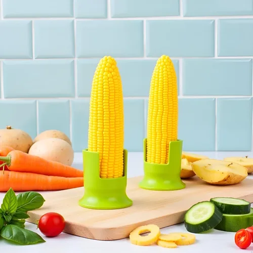 Vista 2 de 2 piezas de cortador verde manual tornillo espiral rebanador patata zanahoria pepino verduras cuchillo espiral accesorios de cocina herramientas
