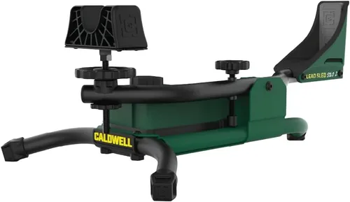 Vista 6 de Caldwell Lead Sled Solo Shooting Rest with Offset Frame, Recoil Reducing Pad, Adjustable Front Rest, Heavy-Duty Steel, for Range Shooting, Hunting