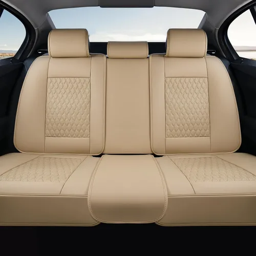 Vista 73 de Coverado Fundas de asiento delantero, fundas de asiento delantero de automóvil, fundas de asiento de piel de napa para automóviles, fundas
