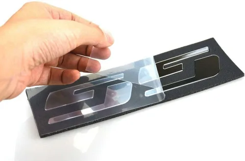 Vista 3 de 3 emblemas SS de repuesto para placa de identificación de automóvil 3D para Silverado Sierra (cromado)
