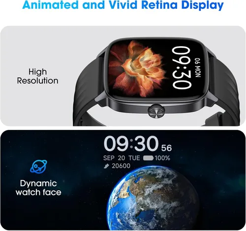 Vista 7 de Reloj podómetro, no requiere aplicación/teléfono, reloj de seguimiento de actividad física impermeable con monitor de frecuencia cardíaca, pantalla