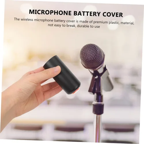 Vista 3 de 4 fundas de batería de micrófono inalámbrico compatibles con Pgx24 Slx24 Pg58 Tornillo en plástico para micrófono, tapas de batería de repuesto