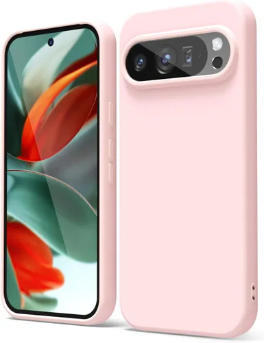 Vista 125 de oakxco para Google Pixel 6A Funda de teléfono de silicona líquida, diseño estético lindo y delgado para mujer y niña, cubierta de gel suave, lisa