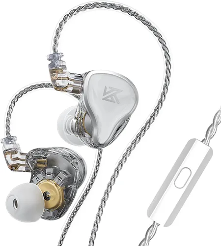 Vista 13 de CCA KZ AS16 PRO - Auriculares con monitor de oído, 16BA, controladores de armadura equilibrada, HiFi IEM, auriculares de alta claridad