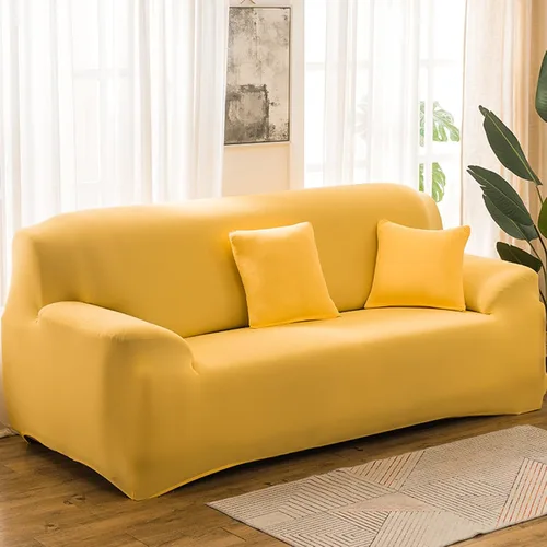 Vista 22 de Morbuy Funda súper elástica para sofá, 4 piezas de elastano, funda de sofá modular de color sólido con parte inferior elástica, protector de muebles