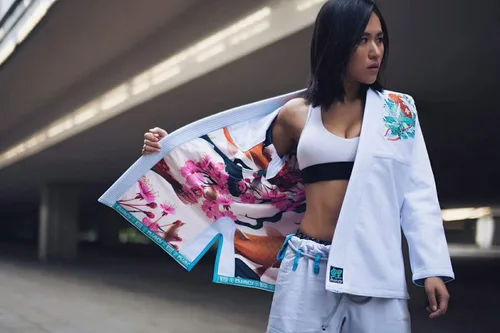 Vista 5 de FLUORY BJJ Gi para mujer traje brasileño Jiu Jitsu para mujer Kimonos y mujer uniforme BJJ