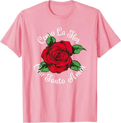 Vista 59 de Como La Flor - Bailar Cumbia - Mexican Rose Fiesta Regalo Camiseta Negro