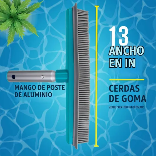 Vista 3 de U.S. Pool Supply Cabezal de cepillo de piscina de 13 pulgadas con cerdas