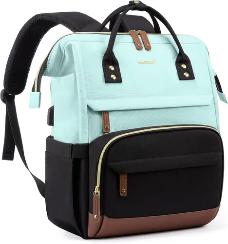 Vista 19 de LOVEVOOK Mochila para laptop para mujer, 15,6 pulg.