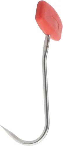 Vista 5 de Tinsow 2 piezas de ganchos para carne para carnicería, ganchos de deshuesado en forma de T con mango de 15 cm de acero inoxidable kit