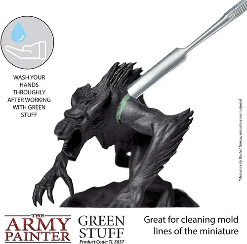 Vista 4 de Green Stuff": Kneadatite (masilla para esculpir). Army Painter