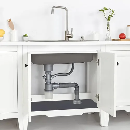 Vista 7 de Revestimiento para Estantes de Cocina, Forros para Cajones, Revestimientos No Adhesivos para Refrigerador, Tapetes Impermeables para Refrigerador