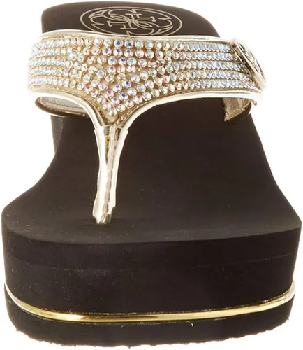 Vista 2 de GUESS Sandalias de cuña Sarraly para mujer
