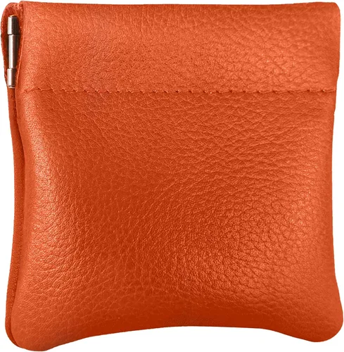 Vista 21 de Monedero clásico a presión, de cuero, para hombre de Nabobb, negro