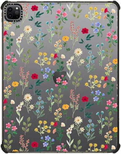 Vista 31 de CASETiFY Estuche de impacto para iPad Pro 12.9" (3ª/4ª/5ª/6ª generación) - Libro de composición Brachio - Negro transparente