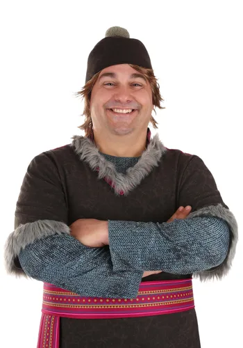 Vista 5 de Disfraz de adulto Deluxe de Kristoff de Frozen talla extra Multicolor