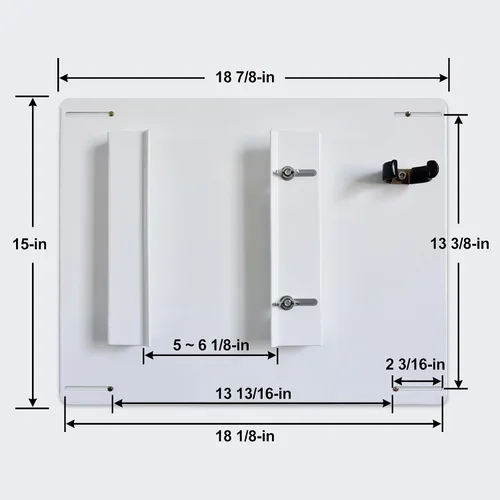Vista 7 de SHELANDY Soporte de pared para secadora de mascotas con soporte de manguera Percha de hierro y soporte compatibles con pared seca