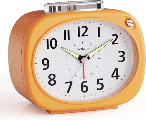 Vista 8 de AYRELY® Reloj despertador analógico de 4,5 "para personas que duermen Verde