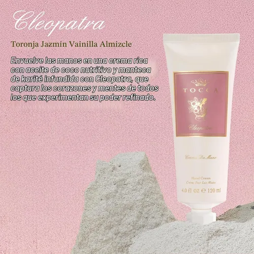 Vista 3 de Crema de manos de lujo en caja, de Tocca, Cleopatra