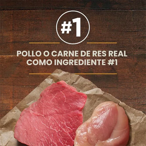 Vista 4 de Purina ONE - Paté natural, Paquete variado de comida húmeda enlatada para perros, SmartBlend Chicken Entree & Beef Entree - (6) latas de 13 oz.