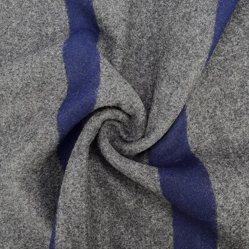 Vista 7 de EINSKEY Bufanda de invierno para hombre, paquete de 2 bufandas de mezcla de lana con borlas de contraste a rayas suaves y largas bufandas de moda