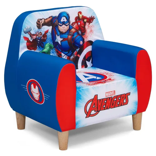 Vista 10 de Delta Children Batman Batwheels - Silla de espuma para niños, color azul