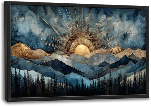 Vista 25 de Arte de pared grande para sala de estar, lienzo africano, decoración de pared, imágenes tribales afroamericanas, siluetas de mujeres, pinturas
