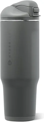 Vista 31 de HydroJug Ease2o - Botella de agua aislada de 24 onzas, tapa con popote y Duna