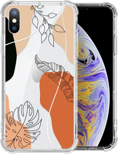 Vista 26 de Funda compatible con iPhone X/Xs, TPU suave, transparente, a prueba de golpes, funda protectora transparente para iPhone X/XS, alpaca