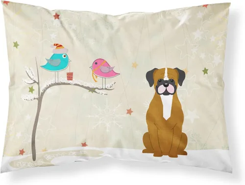 Vista 234 de Caroline's Treasures BB2515PILLOWCASE Between Friends Appenzeller Sennenhund - Funda de almohada de tela estándar, ligera, súper suave, fácil