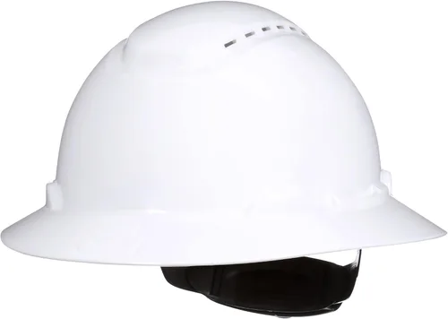 Vista 18 de 3M Hard Hat SecureFit H-800 Series Casco de seguridad estilo ala completa con sensor Uvicator, suspensión de trinquete de difusión de presión de 4