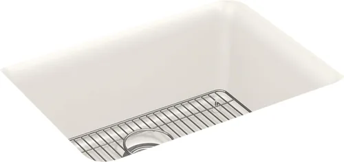 Vista 13 de Kohler K-8223-CM5 Cairn - Grifos para fregadero de cocina, color beige mate