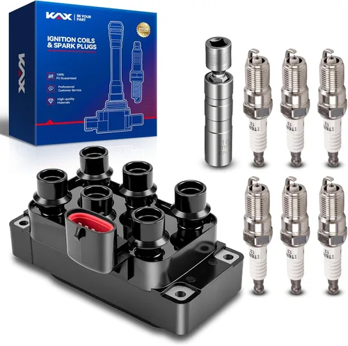 Vista 102 de Bobina de encendido KAX UF434 1 paquete Compatible con Impala, Equinox, G6, Malibu, Silverado 1500, Uplander, Torrent, Lucerne, Express 1500, Sierra